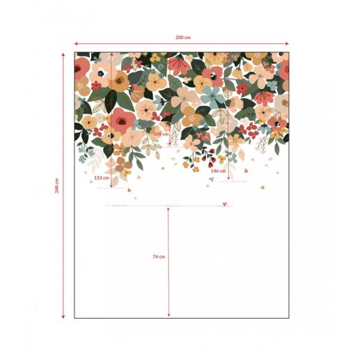 Bloem - Panoramic large flowers