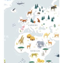 Living earth - Panoramic map and animals