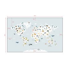 Living earth - Panoramic map and animals