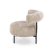 Letisztult stílusú kényelmes fotel, bézs fotel, barna fotel, fotel előszobába, fotel nappaliba