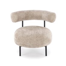 Letisztult stílusú kényelmes fotel, bézs fotel, barna fotel, fotel előszobába, fotel nappaliba