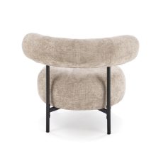 Letisztult stílusú kényelmes fotel, bézs fotel, barna fotel, fotel előszobába, fotel nappaliba