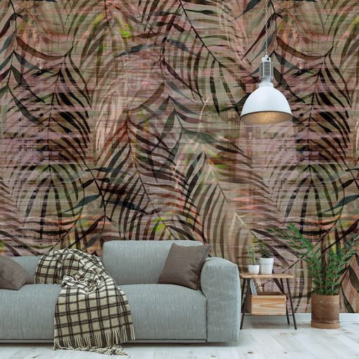 Jungle leaves poszter, trópusi poszter, dzsungel poszter, mintás poszter, design poszter