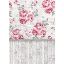 Floral lambri Színes virág mintás poszter tapéta