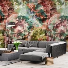 Limitless Színes virág mintás poszter tapéta