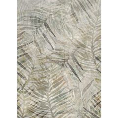 Palm leaf love Levélmintás bézs poszter tapéta