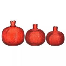 Üveg gránátalma diffúzor váza szett