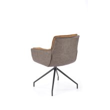 Bőr barna színű forgószék, szék irodába, szék dolgozószobába