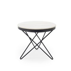 Kerek márvány lerakóasztakl, arany-márvány lerakóasztal, asztal nappaliba