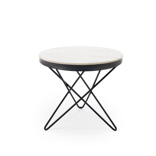 Kerek márvány lerakóasztakl, arany-márvány lerakóasztal, asztal nappaliba