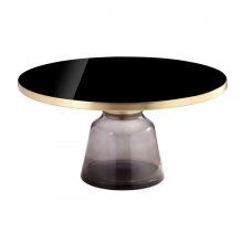 Üveg talpú kisasztal , lerakó asztal,  dohányzó asztal, gödöllő bútor, luxus asztal