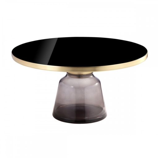 Üveg talpú kisasztal , lerakó asztal,  dohányzó asztal, gödöllő bútor, luxus asztal