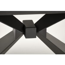 Bővíthető étkezőasztal, fekete bővíthető étkezőasztal egyedi mintával