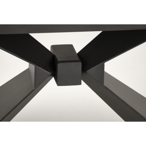 Bővíthető étkezőasztal, fekete bővíthető étkezőasztal egyedi mintával