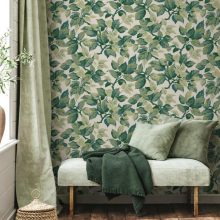 Canopy levél mintás tapéta, fa mintás tapéta