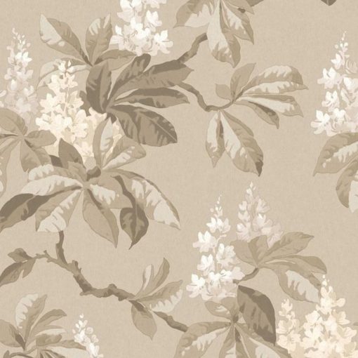 Chestnut Floral virág mintás tapéta, növény mintás tapéta
