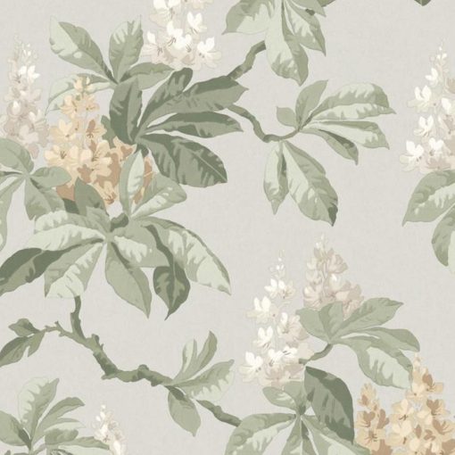Chestnut Floral virág mintás tapéta, növény mintás tapéta