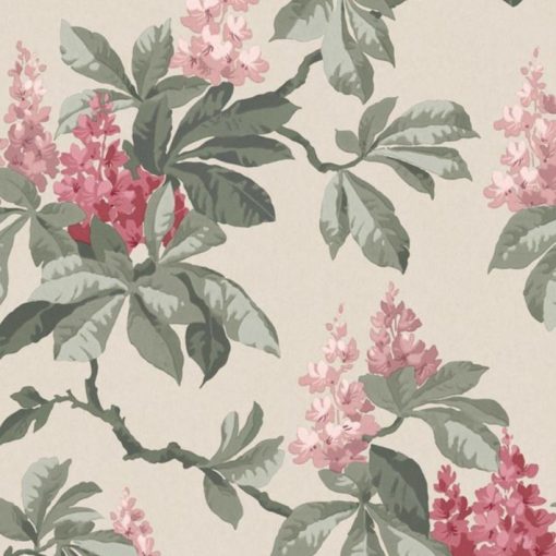 Chestnut Floral virág mintás tapéta, növény mintás tapéta