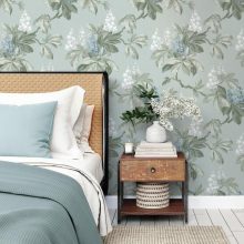 Chestnut Floral virág mintás tapéta, növény mintás tapéta