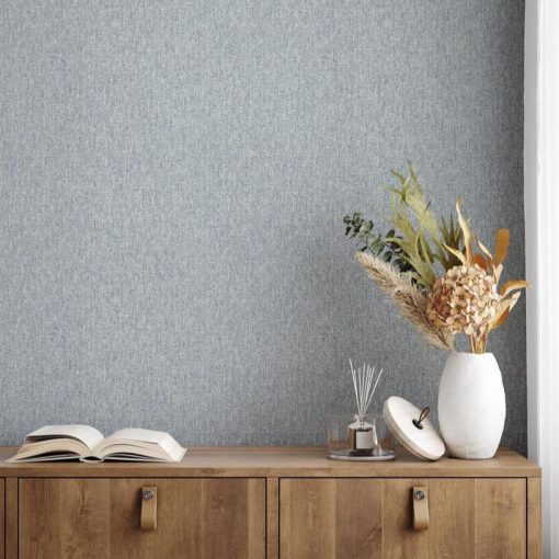 Herringbone textil hatású tapéta, tapéta dolgozószobába