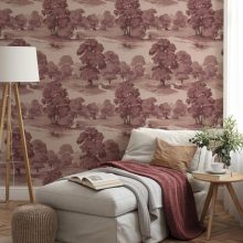 Sherwood fa mintás tapéta, tájképet ábrázoló tapéta