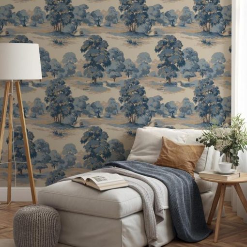 Sherwood fa mintás tapéta, tájképet ábrázoló tapéta