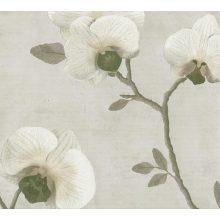 Orient  orchideás tapéta, virág mintás tapéta, tapéta hálószobába