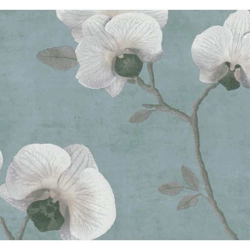 Orient  orchideás tapéta, virág mintás tapéta, tapéta hálószobába