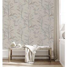 Larvotto  levél mintás tapéta, növény mintás tapéta