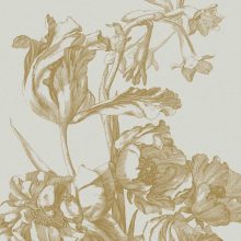 Arany gravírozott virágok