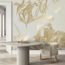 Arany gravírozott virágok