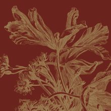 Virág mintás tapéta gyönyörű színekben