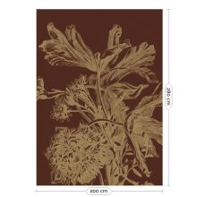 Virág mintás tapéta gyönyörű színekben