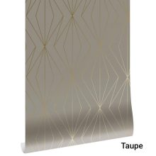 Tapéta arany geometrikus vonalakkal       tapéta geometrikus mintával, egyszerű tapéta, egyedi tapéta