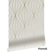 Tapéta arany geometrikus vonalakkal       tapéta geometrikus mintával, egyszerű tapéta, egyedi tapéta