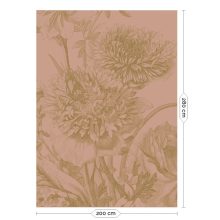 Tapéta hatalmas virágokkal