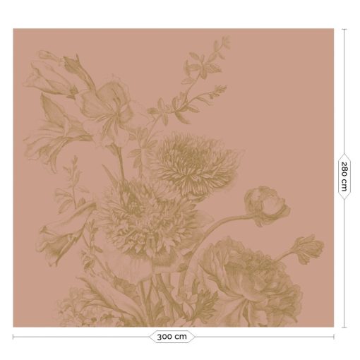 Tapéta hatalmas virágokkal