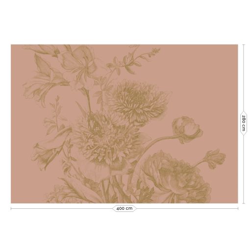 Tapéta hatalmas virágokkal