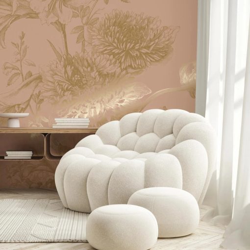 Tapéta hatalmas virágokkal