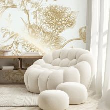 Tapéta hatalmas virágokkal