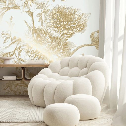 Tapéta hatalmas virágokkal