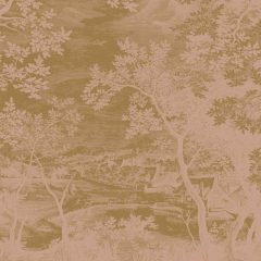 Arany, tájat ábrázoló tapéta