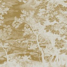 Arany, tájat ábrázoló tapéta