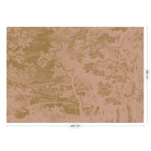 Arany, tájat ábrázoló tapéta