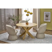 Kerek kasmír asztal