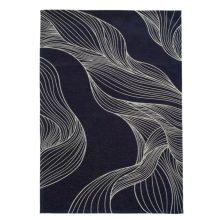 Különleges mintás kék szőnyeg