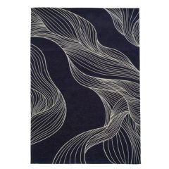 Különleges mintás kék szőnyeg