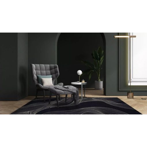 Különleges mintás kék szőnyeg