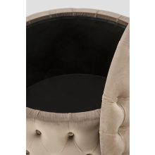 Kerek puff tárolóval, puff nappaliba, puff hálószobába, puff előszobába