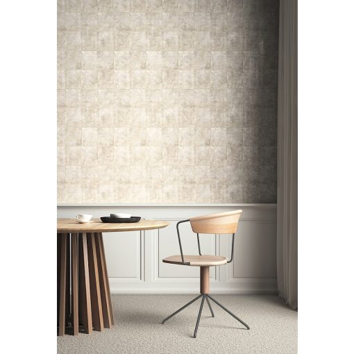 Solid beton hatású tapéta, geometriai mintás tapéta, kockás tapéta